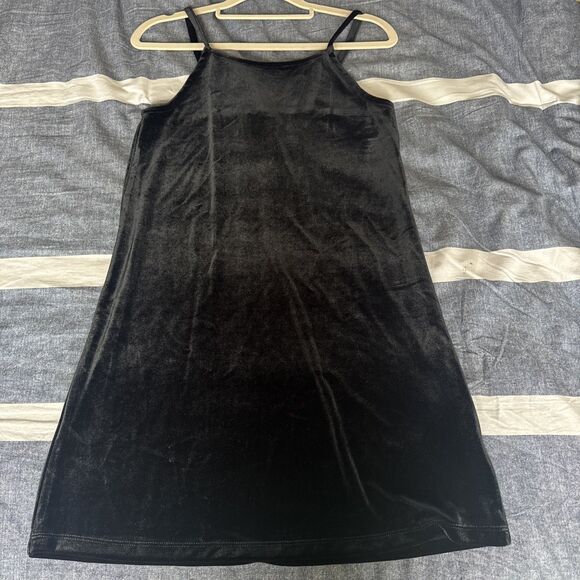NWT Crewcuts Jcrew Girls' Velvet Dress Tank Black Size 14 Holidays - Picture 3 of 5
